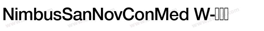 NimbusSanNovConMed W字体转换